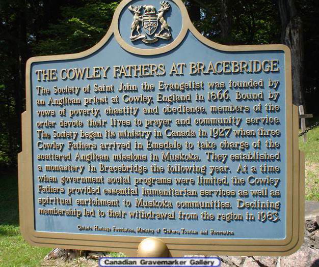 SSJE - Cowley Fathers at Bracebridge Ontario