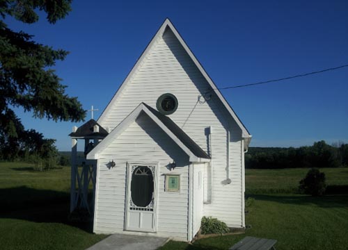 St. Alban's Anglican Church, Restoule, front view